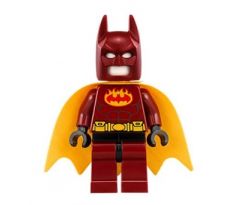 LEGO® Super Heroes Minifigurka Batman, Dark Red Suit, Bright Light Orange Cape, Dark Red Cowl (Firestarter Outfit)