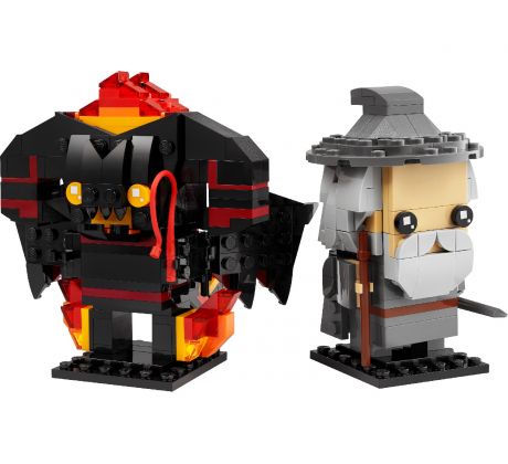 LEGO® BrickHeadz 40631 Gandalf Šedý a Balrog™