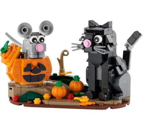 LEGO® Holiday & Event 40570 Halloweenská kočka a myš