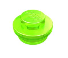 LEGO® Dílek 4073 Plate Round 1x1 - Průhledná zářivě zelená (Trans-Bright Green)