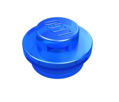 LEGO® Dílek 4073 Plate Round 1x1 - Průhledná tmavě modrá (Trans-Dark Blue)