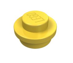 LEGO® Dílek 4073 Plate Round 1x1 - Žlutá (Yellow)