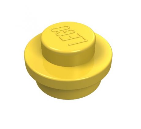 LEGO® Dílek 4073 Plate Round 1x1 - Žlutá (Yellow)