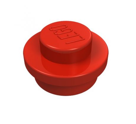 LEGO® Dílek 4073 Plate Round 1x1 - Červená (Red)