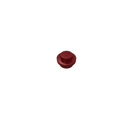 LEGO® Dílek 4073 Plate Round 1x1 - Tmavě červená (Dark Red)