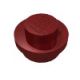 LEGO® Dílek 4073 Plate Round 1x1 - Tmavě červená (Dark Red)