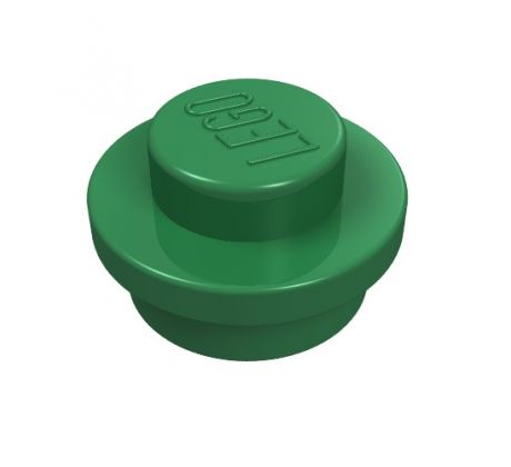 LEGO® Dílek 4073 Plate Round 1x1 - Zelená (Green)