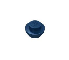 LEGO® Dílek 4073 Plate Round 1x1 - Tmavě modrá (Dark Blue)