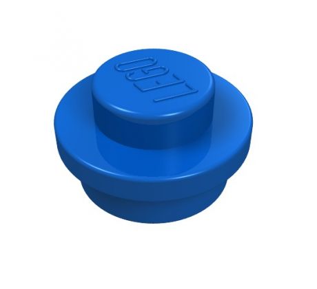 LEGO® Dílek 4073 Plate Round 1x1 - Modrá (Blue)