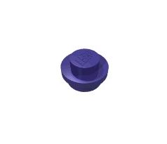 LEGO® Dílek 4073 Plate Round 1x1 - Tmavě fialová (Dark Purple)