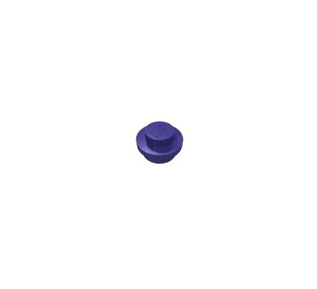 LEGO® Dílek 4073 Plate Round 1x1 - Tmavě fialová (Dark Purple)