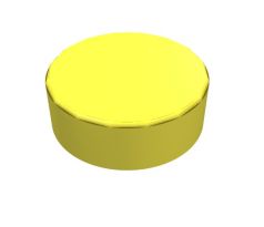 LEGO® Dílek 98138 Tile Round 1x1 - Světle žlutá (Bright Light Yellow)