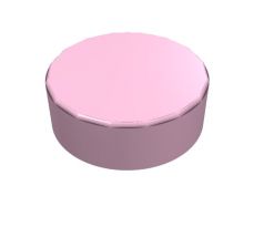 LEGO® Dílek 98138 Tile Round 1x1 - Sytě růžová (Bright Pink)