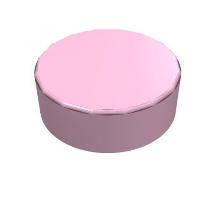 LEGO® Dílek 98138 Tile Round 1x1 - Sytě růžová (Bright Pink)