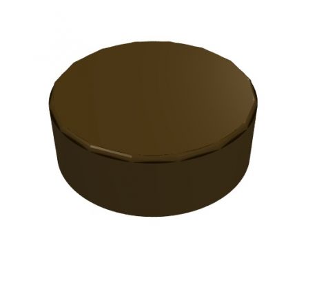 LEGO® Dílek 98138 Tile Round 1x1 - Tmavě hnědá (Dark Brown)