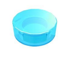 LEGO® Dílek 98138 Tile Round 1x1 - Průhledná světle modrá (Trans-Light Blue)