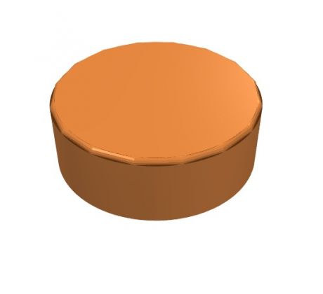 LEGO® Dílek 98138 Tile Round 1x1 - Středně nugátová (Medium Nougat)