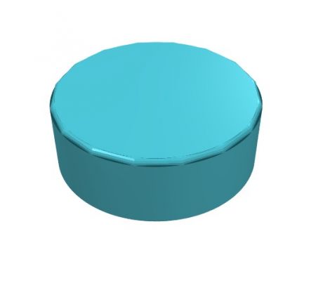 LEGO® Dílek 98138 Tile Round 1x1 - Středně azurová (Medium Azure)