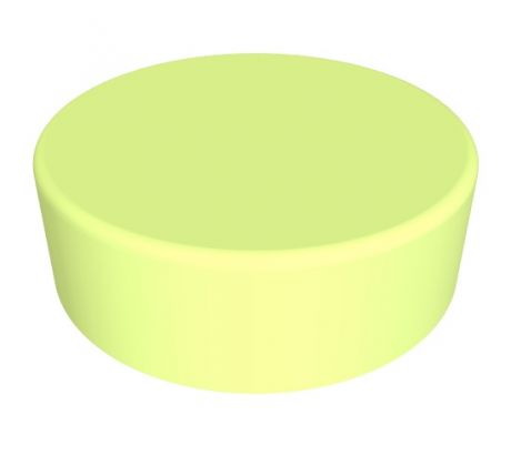 LEGO® Dílek 98138 Tile Round 1x1 - Nažloutle zelená (Yellowish Green)