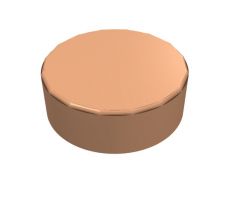 LEGO® Dílek 98138 Tile Round 1x1 - Nugátová (Nougat)