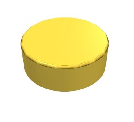 LEGO® Dílek 98138 Tile Round 1x1 - Žlutá (Yellow)