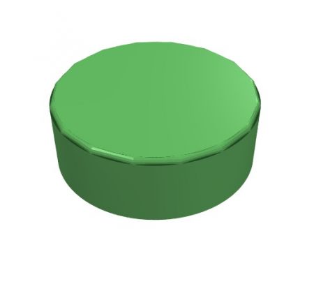 LEGO® Dílek 98138 Tile Round 1x1 - Sytě zelená (Bright Green)