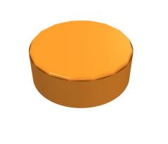 LEGO® Dílek 98138 Tile Round 1x1 - Oranžová (Orange)