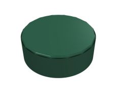 LEGO® Dílek 98138 Tile Round 1x1 - Tmavě zelená (Dark Green)