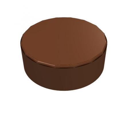 LEGO® Dílek 98138 Tile Round 1x1 - Červenohnědá (Reddish Brown)