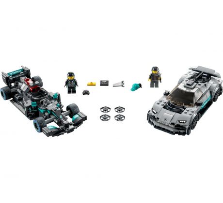 LEGO® Speed Champions 76909 Mercedes-AMG F1 W12 E Performance a Mercedes-AMG Project One